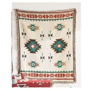 Bohemian Aztec Southwest tapestry throw